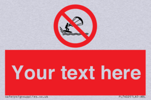 Custom No kite surfing